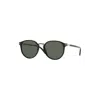 Persol Typewriter Round Frame Sunglasses In Black