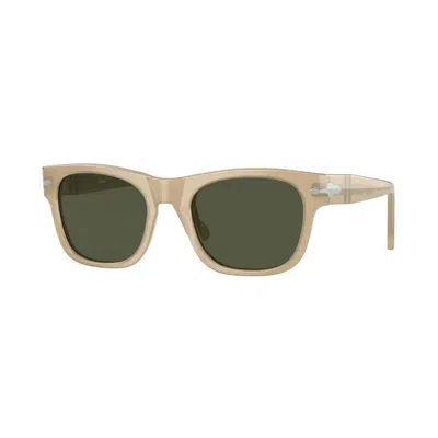 Persol Square Frame Sunglasses In Beige