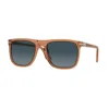 Persol 57mm Polarized Pilot Sunglasses