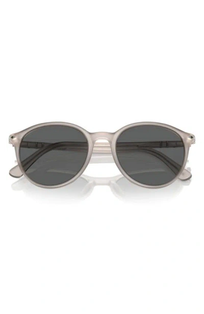 Persol Phantos 56mm Round Sunglasses In Gray