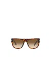 Persol Tortoiseshell Rectangle-frame Sunglasses In Brown