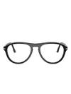 Persol Pilot-frame Glasses In 黑色