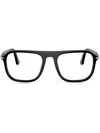 Persol Pilot-frame Glasses In Black