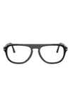 Persol Pilot-frame Glasses In Black