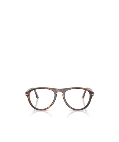 Persol Pilot-frame Glasses In Brown