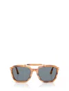 Persol Pilot Frame Sunglasses In Brown