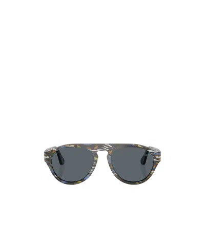 Persol Pilot-frame Sunglasses In Blue