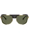 Persol Pilot-frame Sunglasses In Gold