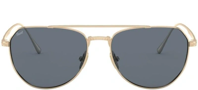Persol Pilot Frame Sunglasses In Gold