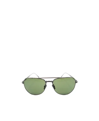 Persol Pilot Frame Sunglasses In Green