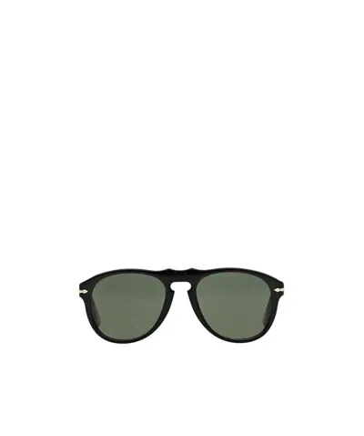 Persol Pilot Frame Sunglasses In Green