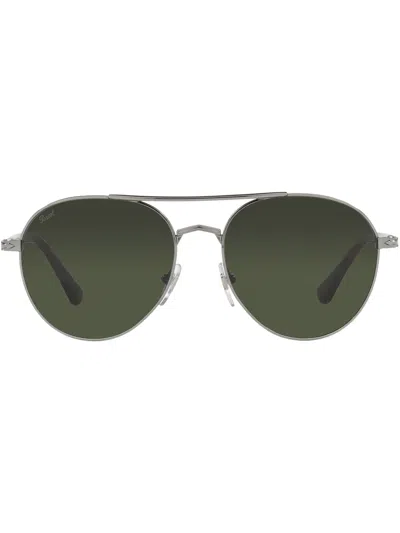 Persol Pilot-style Sunglasses In Silver