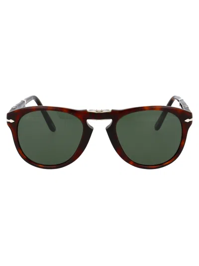 Persol Pilot Sunglasses 0 Po0714 24/31 In Green