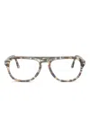 Persol Pilot-frame Glasses In Brown