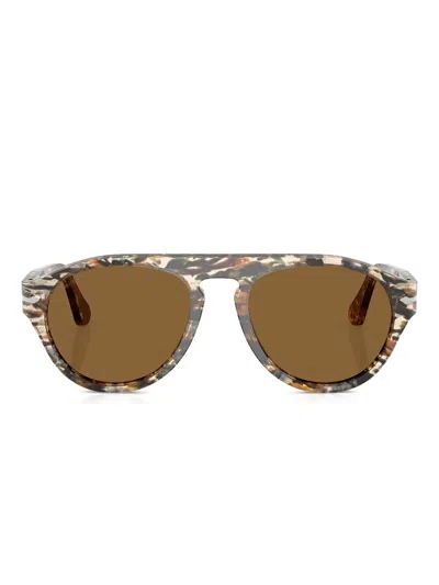 Persol Getönte Pilotenbrille In Brown