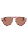 Persol Pilot-frame Sunglasses In Multi