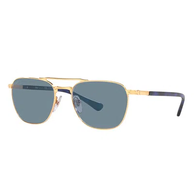 Persol Po 2494s 114156 53mm Unisex Pillow Sunglasses In Gold