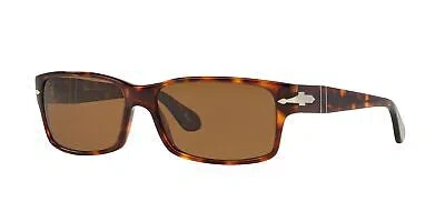 Pre-owned Persol Po 2803 Caffe'/crystal Brown Polarized 58/16/140 Men Sunglasses