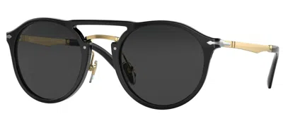 Pre-owned Persol Po 3264s Black/grey Polarized (95/48) Sunglasses
