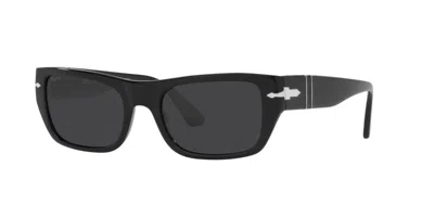 Pre-owned Persol Po 3268s Black/grey Polarized (95/48) Sunglasses