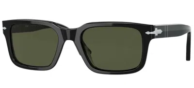 Pre-owned Persol Po 3272s Black/green (95/31) Sunglasses