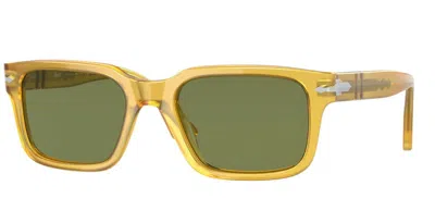 Pre-owned Persol Po 3272s Miele/green (204/4e) Sunglasses