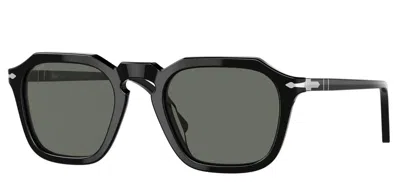 Pre-owned Persol Po 3292s Black/green Polarized (95/58) Sunglasses