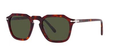Pre-owned Persol Po 3292s Havana/green 52/21/145 Unisex Sunglasses