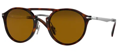 Pre-owned Persol Po 3311s Havana/green (24/31) Sunglasses