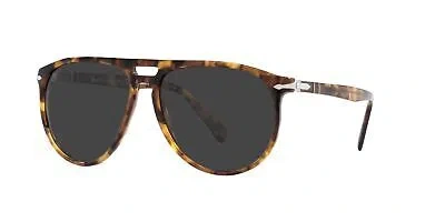 Pre-owned Persol Po 3311s Honey Havana/black 58/15/145 Unisex Sunglasses