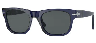 Pre-owned Persol Po 3313s Black/grey Green (95/31) Sunglasses In Gray