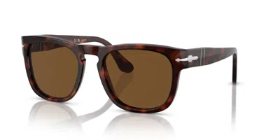 Pre-owned Persol Po 3333s Havana/brown Polarized (24/57) Sunglasses