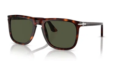 Pre-owned Persol Po 3336s Havana/green (24/31) Sunglasses