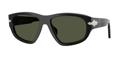 Persol Po0050s 95/31 Occhiali Da Sole Neri Per Uomo In Black