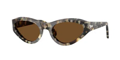Persol Po0052s Polarized 107157 Occhiali Da Sole Tartarugatishell Per Donna In Brown