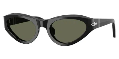 Persol Po0052s Polarized 95/58 Women's Sunglasses Black Size 53