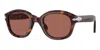 Persol Round-frame Sunglasses In Brown