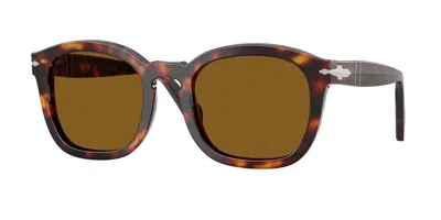 Persol Po0082s 24/33 Occhiali Da Sole Tartarugatishell Per Uomo In Brown
