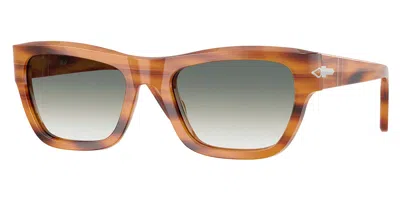 Persol Po0091s 960/3a Men's Sunglasses Brown Size 53