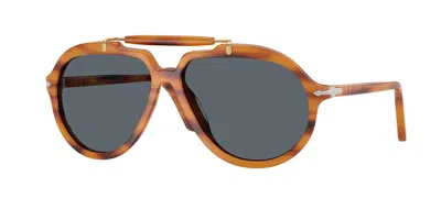 Persol Po0202s 960/r5 Occhiali Da Sole Marroni Per Uomo In Brown