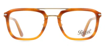 Persol Po0204v Men's Glasses, Brown, Size 52