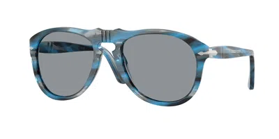 Persol Po0649 1234r5 Occhiali Da Sole Blu Per Uomo In Blue
