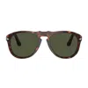 PERSOL PERSOL PO0649 24/31 HAVANA SUNGLASSES