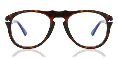 Persol Po0649 Blu-light Block 24/bl Occhiali Da Vista Tartarugatishell Per Uomo (solo Montatura) In Brown