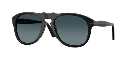 Persol Po0649ne Polarized 95/s3 Occhiali Da Sole Neri Per Uomo In Black