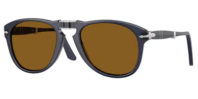 Persol Po0714 Folding 121733 Men's Sunglasses Blue Size 54