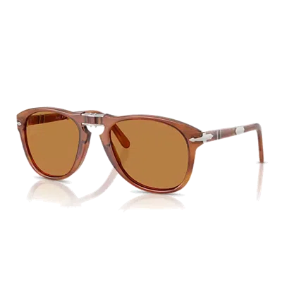 Persol Po0714 Sm Sunglasses In Brown