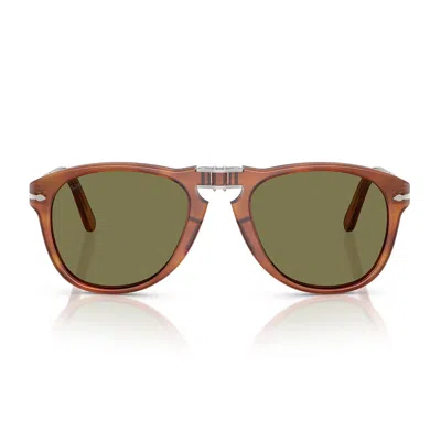 PERSOL PERSOL PO0714SM STEVE MCQUEEN 96/P1 TERRA DI SIENA POLARIZZATO SUNGLASSES