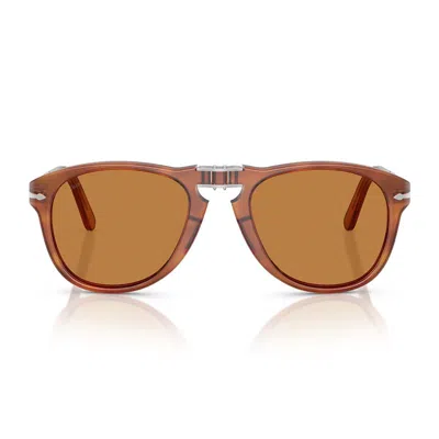 Persol Po0714sm Steve Mcqueen Sunglasses In Brown