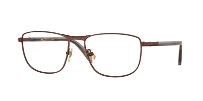 Persol Po1001v 1124 Men's Glasses Brown Size 55 - Free Lenses - Blue Light Block Available